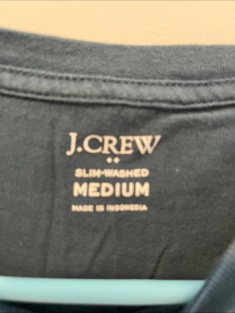 J. Crew Men’s Slate Blue Pocket Crew Tee